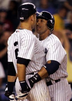 Gary Sheffield grabbing Derek Jeter's ass