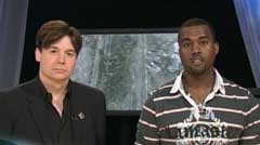 Kanye West and Mike Myers