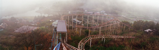 Photo of abandoned amusement park