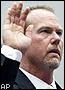 Mark McGwire being sworn in at the Senate hearings